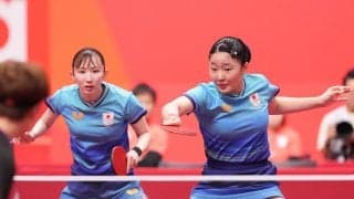 【卓球】“みわひな”張本美和＆早田ひな組は準Ｖ　中国ペアに初勝利ならず／チャイナスマッシュ
