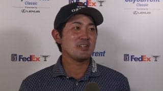金谷拓実は22位「たくさんバーディを獲れた。ファンの応援は力になる」