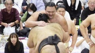 元大関・朝乃山、地元・富山の巡業で三役復帰へ決意「これを力に来場所も頑張りたい」