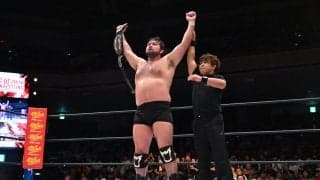 【新日本】ウルフアロンが新技で藤田晃生下しV1「ベルトにふさわしい人間、王者になってきた」
