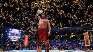 【新日本】辻陽太IWGPヘビーV2も乱入ケニー・オメガにKOの屈辱、ケニーは3WAY戦要求