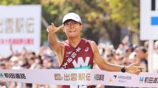 【出雲駅伝】早大・工藤慎作が３度目６区で初の区間賞　花田監督が明かす「別次元」の練習量