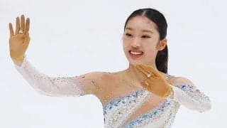 【フィギュア】「なぜ私が？」「１番驚いています」16歳岡田芽依がCSファイナル初戦で始球式