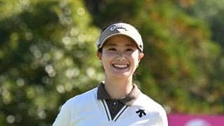 ３打差９位から逆転Ｖへ青木香奈子「バランスのいいゴルフができた」　国内女子下部第２日