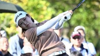 千葉華が史上３人目の繰り上げ出場の優勝なるか、１打差２位で最終日へ　国内女子下部第２日