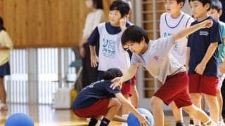 「アジアパラ、観に行ってみたい！」愛知県豊橋市でゴールボールに触れた子どもたち