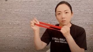 ゴルフに必要な体幹の固定と回旋運動