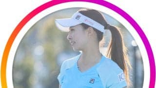 【テニス】「わーお」「魅力的な太もも」園田彩乃が限定フォト公開　白キャミ姿にファン悶絶