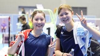 【バドミントン】志田千陽が新パートナーと再出発　「シダマツ」とも「シダガシ」とも違うペアスタイルの原型が見えた