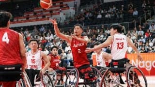 鳥海連志、古沢拓也が快勝導く　車いすバスケ男子のアジアパラ初戦