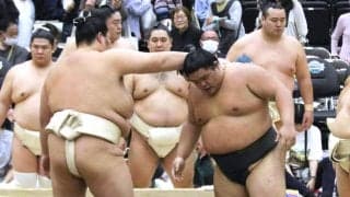 平等院鳳凰堂がしこ名由来の新十両・竜鳳が地元・京都巡業参加　大関・琴桜にぶつかり「ありがたかった」