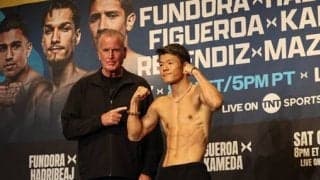 え、前日計量失敗！　亀田和毅が挑戦する王者フィゲロアが王座剥奪　亀田が勝てば３階級制覇
