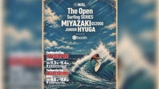 WSL公認「The Open Surfing Miyazaki Series」11月3日（火・祝）、宮崎で開幕！