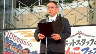 高崎親方「大変光栄」バンコク公演へ六本木のちゃんこフェスで会見　生田目、翠富士も登壇