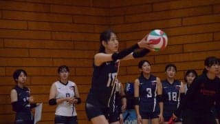 最上級生が意地を見せるも、相手の攻撃に苦戦しこの秋初敗戦を喫する─秋季関東大学バレーボールリーグ戦 対明海大戦