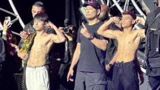 【ＯＮＥ】吉成名高が衝撃４３連勝、左ハイキックで一撃ＴＫＯ　高額ボーナス１５００万円も獲得「初めてでうれしい」計量失格の挑戦者にも“敬意”で拍手要求「敵地で調整難しかったと思う」