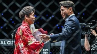 【ONE】引退＆殿堂入りセレモニーに現役時と同じ61.2キロで登場の武尊氏「格闘技最高！」