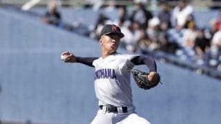 【高校野球】横浜が３年連続８強　最速152キロ右腕・福井那留が６者連続奪三振　6回コールド