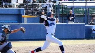 来秋ドラフト候補の横浜・川上が１安打１打点　吉野スカウト「いい選手」日米７球団視察