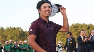 【男子ゴルフ】６５→６４→６８→７０＝２６７　パー７０の大会最少ストローク記録で優勝「本当に誇り」細野勇策が日本ＯＰ初制覇