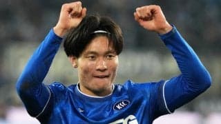 ｢上田綺世の代わりは師王よ｣ドイツで奮闘22歳FW、相手GKが一歩も動けない理不尽ゴラッソ！｢また決めてる｣｢代表呼ぼうぜ｣｢塩貝より福田師王！｣