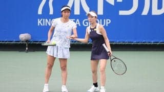 小堀桃子／清水綾乃が2年連続8強！「言わなくても伝わる」好相性ペアが目指すグランドスラム[木下グループジャパンOP]