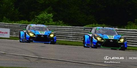 IMSA第8戦ライム・ロック・パーク 「LEXUS RC F GT3」は首位走行も7位／12位に終わる
