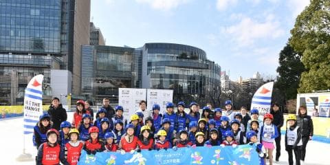 2018.2.4 村上佳菜子さんスケート教室開催「第13回 三井不動産スポーツアカデミー」三井不動産 アイスリンク for TOKYO2020　