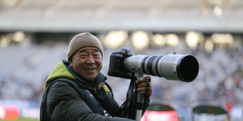 日本サッカー殿堂入りカメラマン今井氏 信念と情熱を投影
