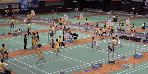 バドミントン 男子学校対抗 決勝 埼玉栄 対 八千東 | インハイ2018 ハイライト動画