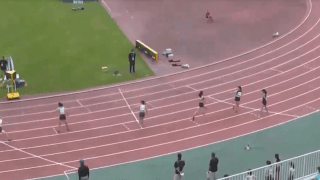 陸上競技（群馬）女子4×400mリレー予選