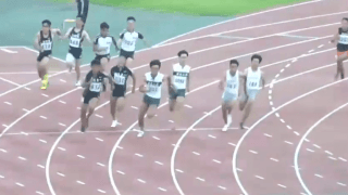陸上競技（群馬）男子4×100mリレー決勝