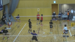 バドミントン(新潟)女子ダブルス決勝