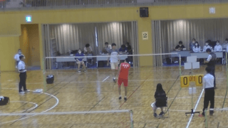 バドミントン(新潟)男子シングルス決勝 第2G