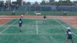 ソフトテニス（新潟）女子団体決勝①