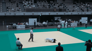 柔道（東京都）第二試合場　男子3年・女子3年 準決勝(73kg左.63kg.団体左)