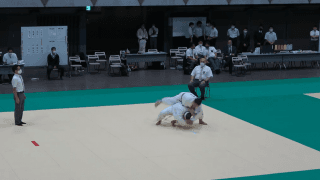 柔道（東京都）第二試合場　男子2年 決勝