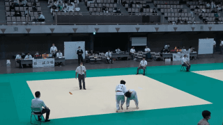 柔道（東京都）第二試合場　女子3年 決勝(63kg)