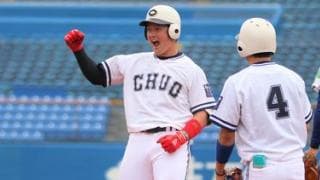 戦国東都注目選手　東都No.1バッター 中央大・牧秀悟