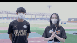 7月30日 インターハイ2022 サッカー男子決勝 前橋育英・徳永キャプテン インタビュー